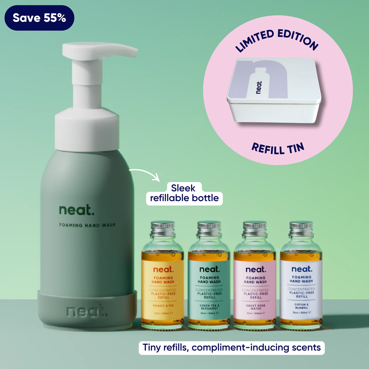 Hand Wash Starter Kit with Limited Edition Tin