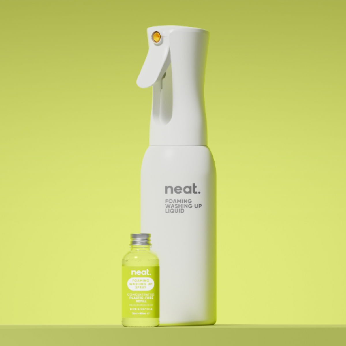 12x Foaming Washing Up Spray Refill - Lime & Matcha (1 case)