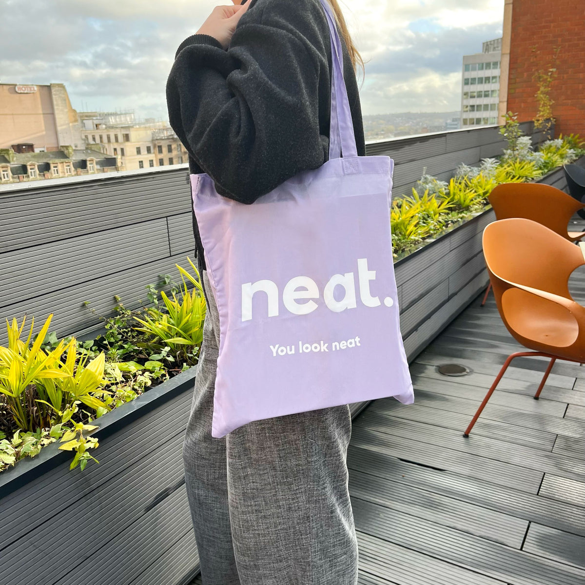 neat. Tote Bag -- lilac