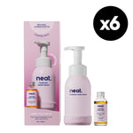 6x Foaming Hand Wash Starter Pack - Sweet Rose Water (1 case)