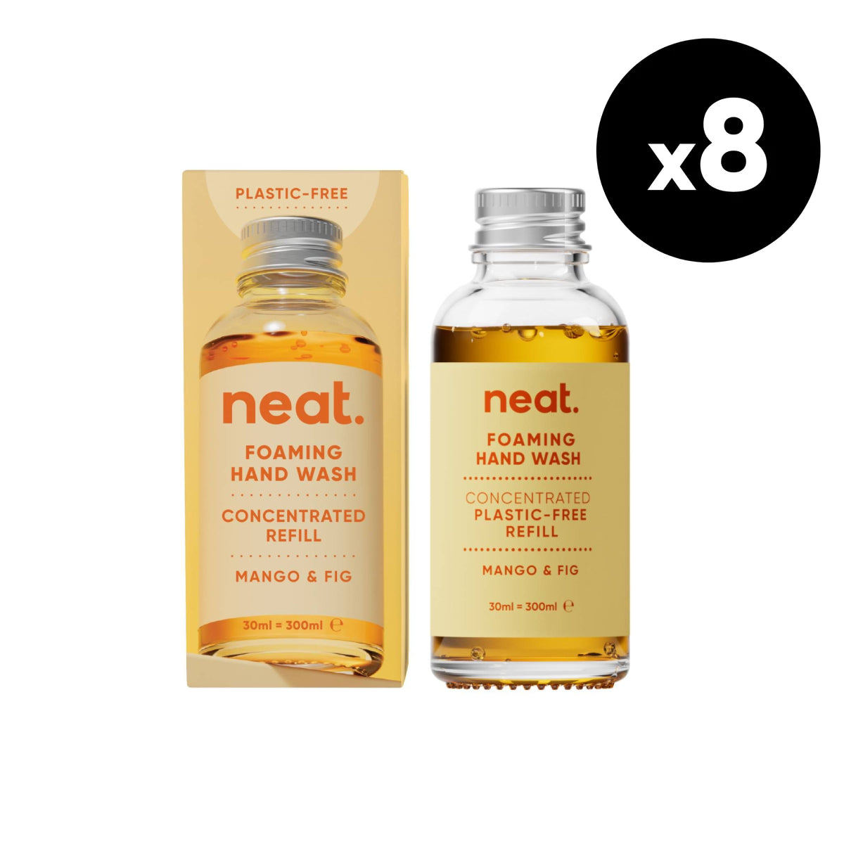 8x Foaming Hand Wash Refill - Mango & Fig (1 case)