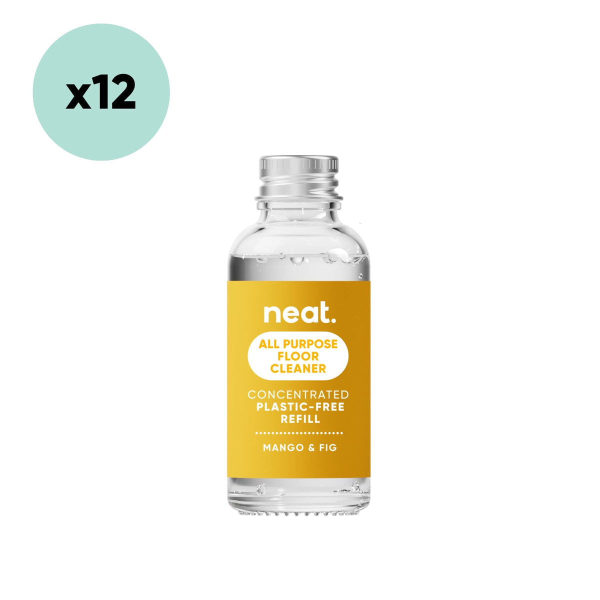 neat. All Purpose Floor Cleaner Refill - Mango & Fig (12 pack)