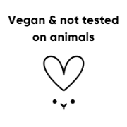 Vegan & not tested on animals