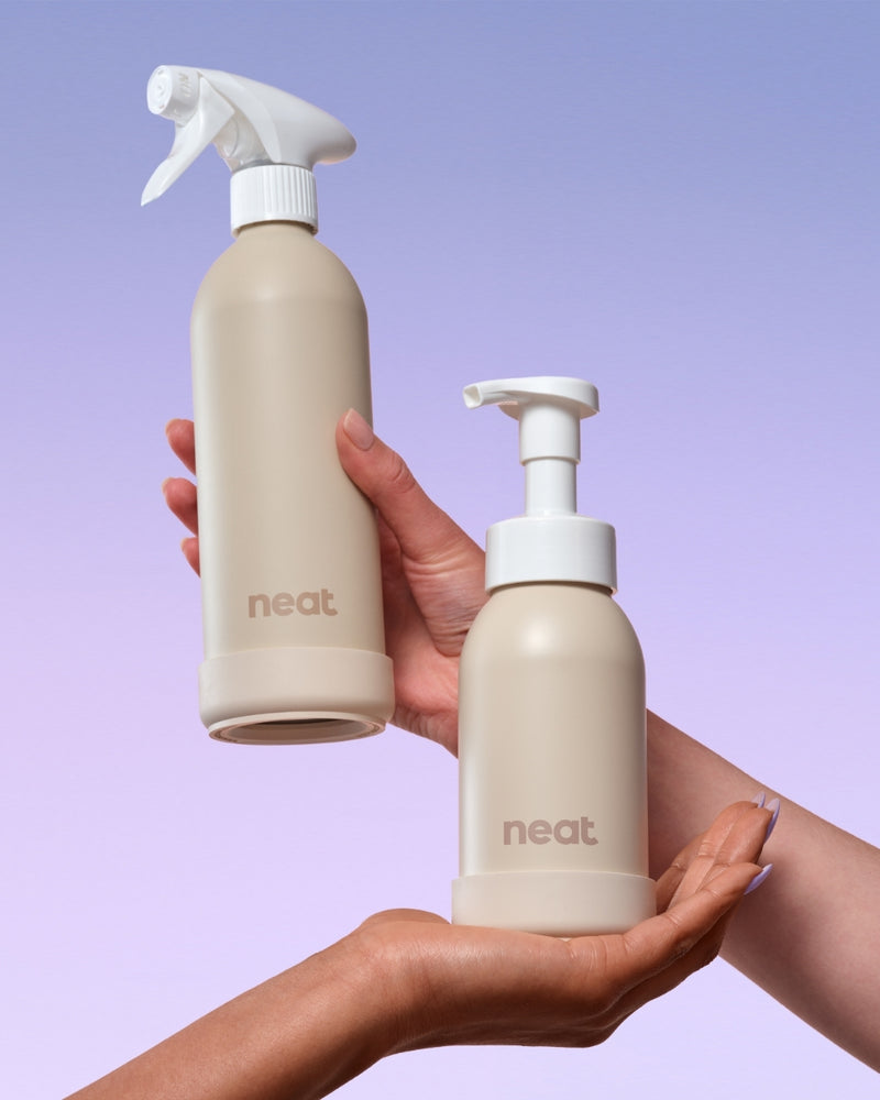 Sink-worthy refillable bottles