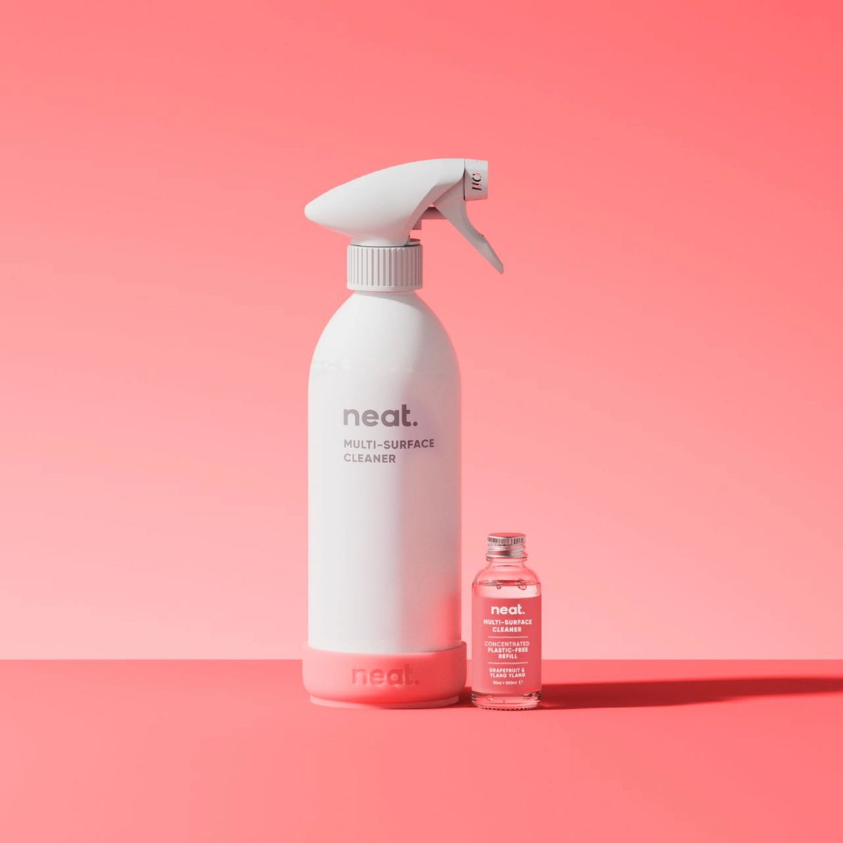 Multi-Surface Cleaner Refillable bottle with Grapefruit & Ylang Ylang Refill